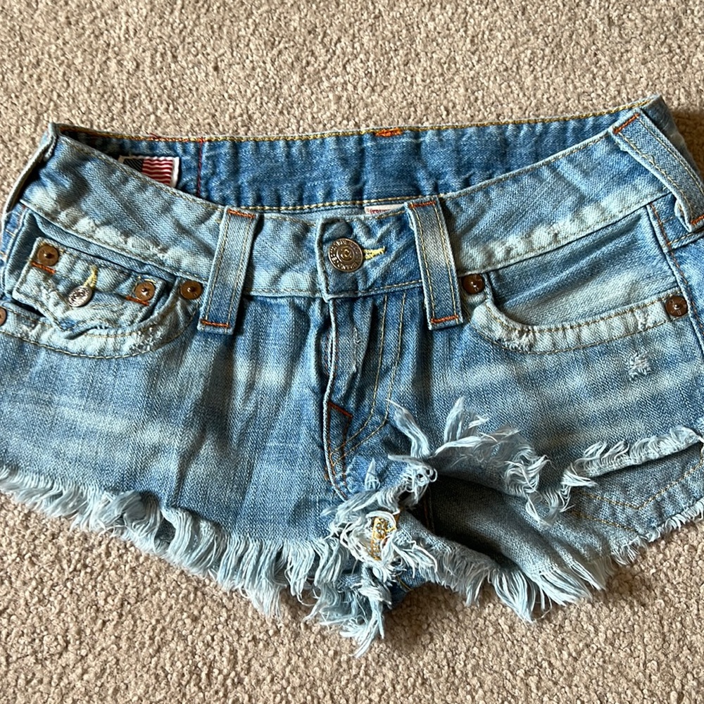 True Religion Denim Shorts - Size 27